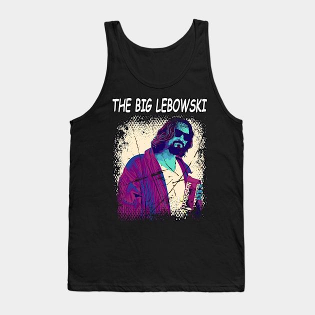 Vintage The Big Art Character Tank Top by Anime Character Manga